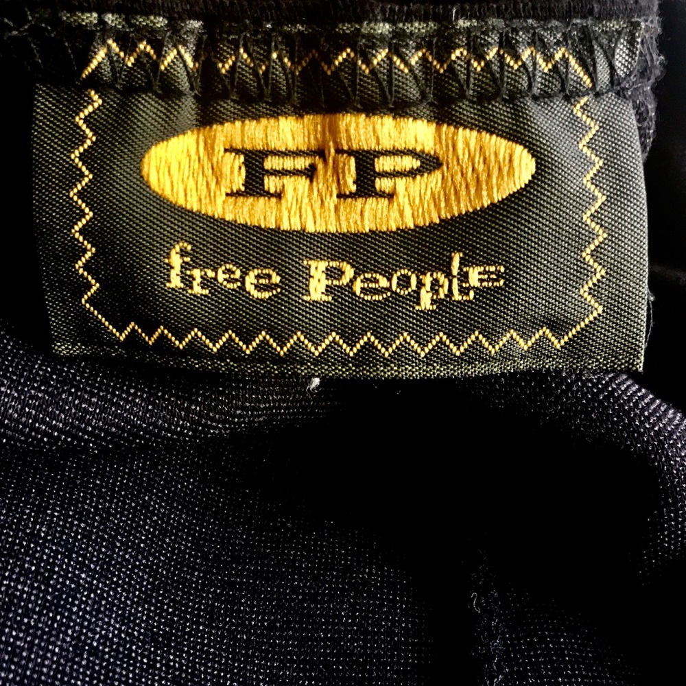 Free People 90s Black Tie Front Maxi Dress, S/XS - Picture 8 of 8